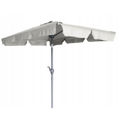 Садовый зонт Kontrast DENVER 200х130 см Светло-серый - 2 Садовый зонт Kontrast DENVER 200х130 см Светло-серый 5.06.27602 фото - 2