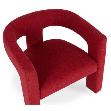 Кресло мягкое Mebel Elit LILLE Boucle Бордовый ME.LILLE/RD/TB/FW фото - 6
