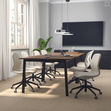 IKEA Письменный стол MITTZON Орех (ИКЕА МИЦОН) 39533422 фото - 12