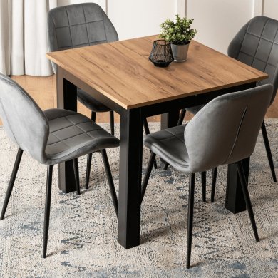 Розкладний обідній стіл Mebel Elit BEN Дуб крафт - 8 Розкладний обідній стіл Mebel Elit BEN Дуб крафт W.BEN/DC/CZ/S фото - 8