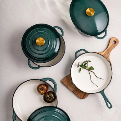 Каструля з кришкою Homla ANDREAS 4 л Зелений 244312 фото - 6