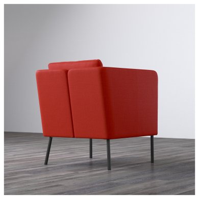 IKEA Кресло мягкое EKERO Красный (ИКЕА ЭКЕРО) 80262880 фото - 2