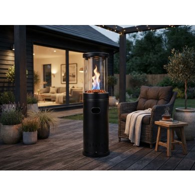 Уличный газовый обогреватель Garden Line 139 см 9000 Вт Черный GAZ5947 фото - 11