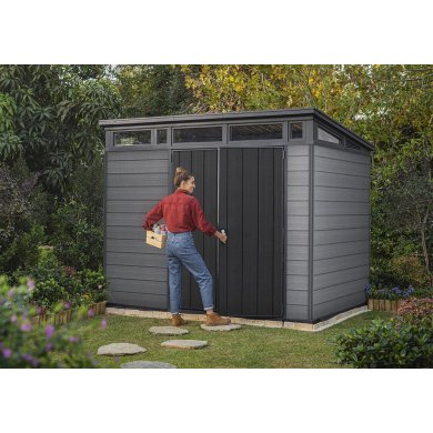 Садовый домик Keter CORTINA 279x218x226 см Серый 255060 фото - 4