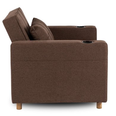 Крісло м'яке розкладне Mebel Elit SOLOR Коричневий ME.SOLOR/BR/T/FW фото - 5