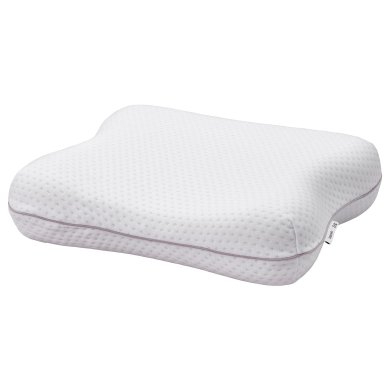 IKEA Эргономичная подушка ISRANUNKEL 41х51 см Белый (ИКЕА ИСРАНУНКЕЛЬ) 00576733