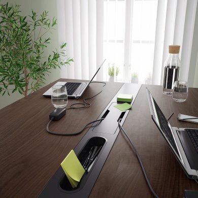 Письменный стол для работы сидя/стоя MITTZON Орех - 6 IKEA Письменный стол для работы сидя/стоя MITTZON Орех (ИКЕА МИЦОН) 09533471 фото - 6