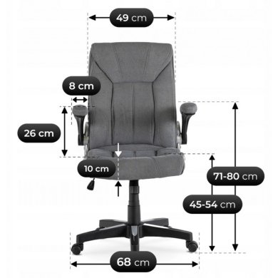 Офисное кресло Mebel Elit ZURICH Серый ME.ZURICH/P/T/FO фото - 9