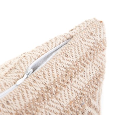 Декоративна наволочка Homla NAGAR 45х45 см Бежевий - 5 Декоративна наволочка Homla NAGAR 45х45 см Бежевий 210148 фото - 5