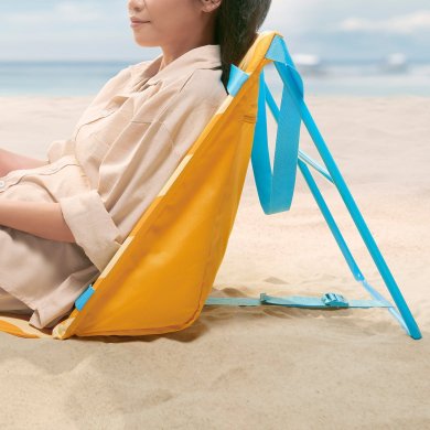 IKEA Складной шезлонг STRANDON Желтый (ИКЕА СТРАНДОН) 70522770 фото - 5