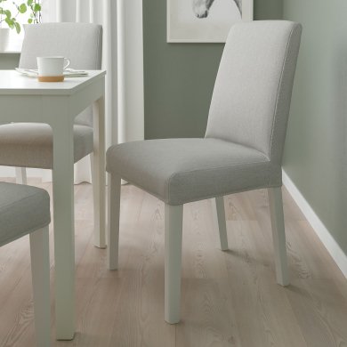 IKEA Обідній стілець BERGMUND Світло-сірий (ИКЕА БЕРГМУНД) 09387733 фото - 2