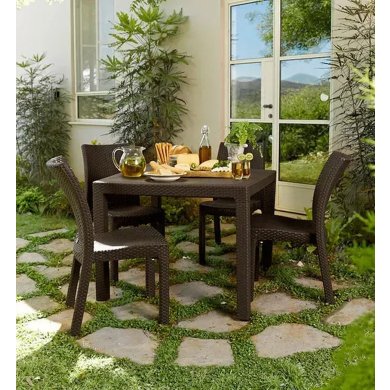 Cадовый стол Keter MELODY QUARTET Коричневый 255848 фото - 4