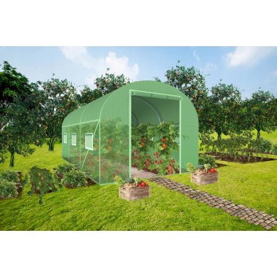 Парник теплица Kontrast 10 м² 4x2,5х2 м Зеленый - 4 Парник теплица Kontrast 10 м² 4x2,5х2 м Зеленый 5.07.27293 фото - 4