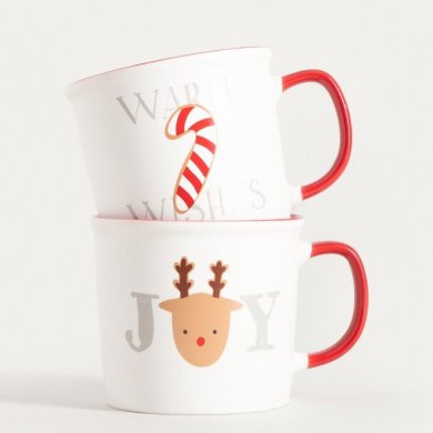 Набір кружок Homla GLIMSY 300 мл 2 шт Принт 241940