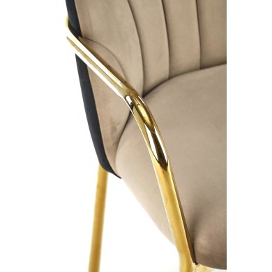 Обеденный стул Halmar K500 Бежевый - 8 Обеденный стул Halmar K500 Бежевый V-CH-K/500-KR фото - 8