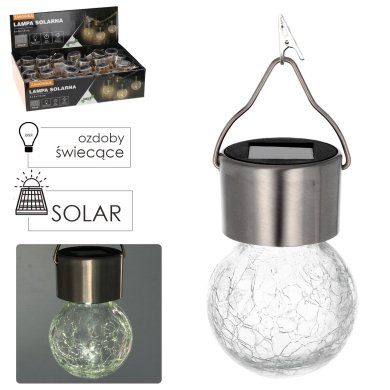 Светильник на солнечной батарее Garden Line ZAROWKA Серебристый SOL0700 фото - 3