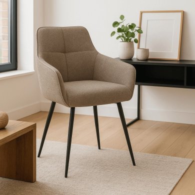 Обідній стілець поворотний Mebel Elit LARISA Капучино ME.LARISA/CAP/CZ/T/K фото - 6