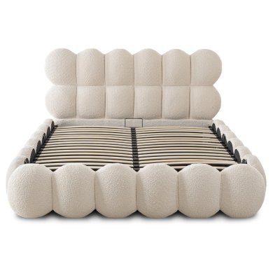 Кровать Mebel Elit ANKARA Boucle 140x200 см Кремовый ME.ANKARA/140/KR/TB/LOZZPOJ фото - 4