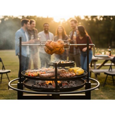 Угольный гриль Garden Line BBQ5245 Черный BBQ5245 фото - 2