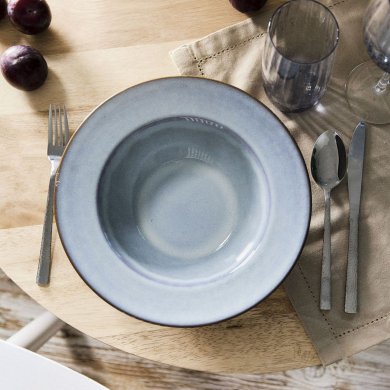 Глубокая тарелка Homla DUNES 27 см Голубой 222361 фото - 6