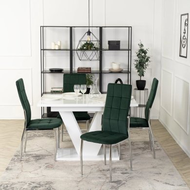 Обеденный стул Mebel Elit MOLLY Welur Зеленый - 5 Обеденный стул Mebel Elit MOLLY Welur Зеленый ME.MOLLY/Z/CH/V/K фото - 5