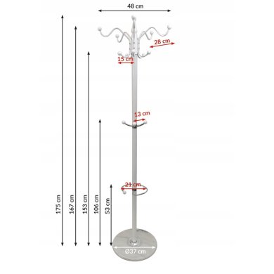 Вешалка Kontrast DB101 Белый - 6 Вешалка Kontrast DB101 Белый 6.03.28185 фото - 6