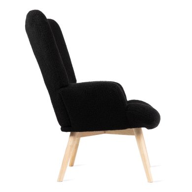 Кресло мягкое Homla MOSS TEDDY BOUCLE Черный 210562 фото - 3