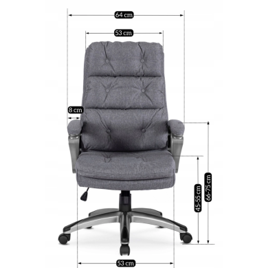 Офісне крісло Mebel Elit STRATO 2 Сірий ME.STRATO2/P/T/FO фото - 11