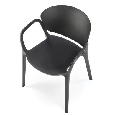 Садовий стілець Halmar K491 Чорний V-CH-K/491-KR-CZARNY фото - 3