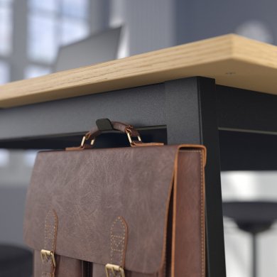 Письменный стол для работы сидя/стоя MITTZON Дуб - 9 IKEA Письменный стол для работы сидя/стоя MITTZON Дуб (ИКЕА МИЦОН) 19533461 фото - 9