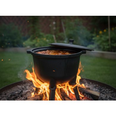 Чугунный котелок Garden Line 5 л Серый BBQ3703 фото - 7