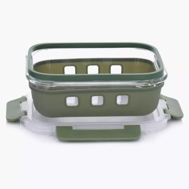 Ланч-бокс Duka IDEAL LUNCH 640 мл Зелений - 3 Ланч-бокс Duka IDEAL LUNCH 640 мл Зелений 2221121 фото - 3