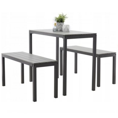 Комплект садовой мебели Garden Line MEB0841 Серый MEB0841