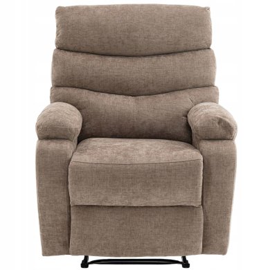 Кресло мягкое раскладное с реклайнером Kontrast VERA Светло-коричневый 5.01.84823 фото - 4