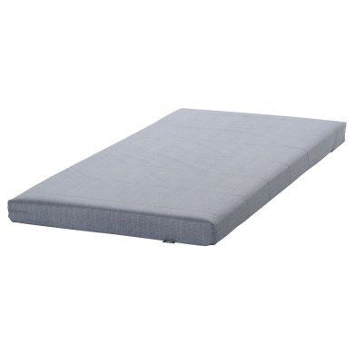IKEA Раскладная кушетка с 2 матрасами VIHALS 80x200 см Белый (ИКЕА ВИХАЛС) 69580638 фото - 17