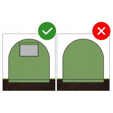 Парник теплиця Garden Line NEW 4x2,5x2 м Зелений TUN3069 фото - 3