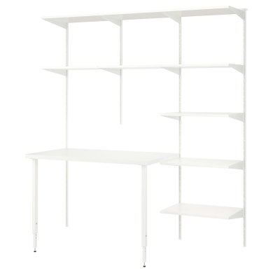IKEA Письменный стол с полками BOAXEL/LAGKAPTEN Белый (ИКЕА БОАКСЕЛЬ/ЛАГКАПТЕН) 49440620