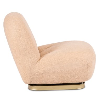Кресло мягкое поворотное Mebel Elit SONNY Boucle Оранжевый ME.SONNY/BZ/ZL/TB/FW фото - 3