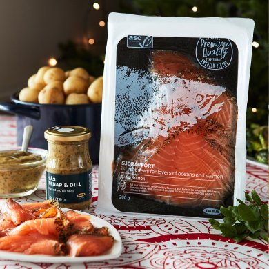 IKEA лосось SJÖRAPPORT (ИКЕА СЬЁРАППОРТ) 90360583 фото - 4