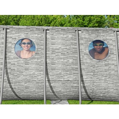 Каркасный бассейн Bestway 56716 POWER STEEL 549x274х122 см Сірий BES56716 фото - 8