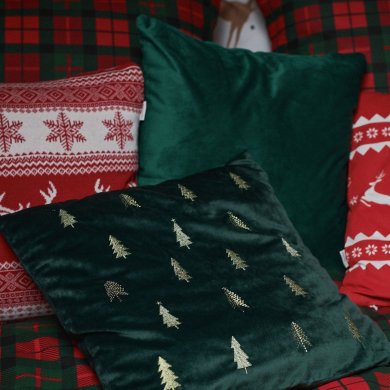 Декоративна наволочка Homla GOSTA 45х45 см Зелений 163629 фото - 6