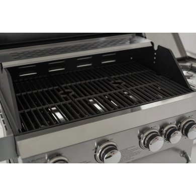 Газовий гриль з чавунною решіткою Corciano PAUL Сріблястий - 6 Газовий гриль з чавунною решіткою Corciano PAUL Сріблястий 5901157670472 фото - 6