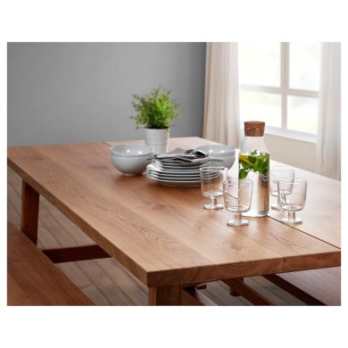 IKEA Обеденный стол MOCKELBY Дуб (ИКЕА МОКЕЛБИ) 00293772 фото - 7
