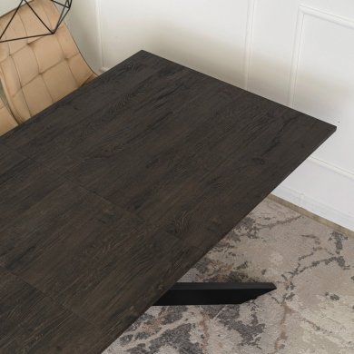 Розкладний обідній стіл Mebel Elit HAMILTON Чорний - 12 Розкладний обідній стіл Mebel Elit HAMILTON Чорний ME.HAMILTON/CZ/S фото - 12