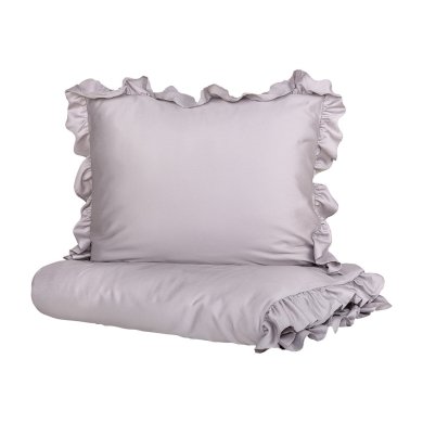 Комплект постільної білизни Homla SELIN 160x200 см  Сірий 161066