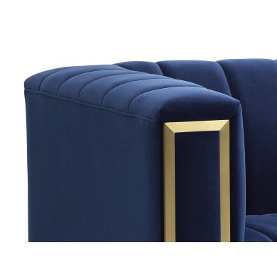 Кресло мягкое Signal Vogue Velvet 1 Синий VOGUE1VGR фото - 4