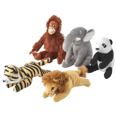 IKEA Мягкая игрушка DJUNGELSKOG (ИКЕА DJUNGELSKOG) 60402810
