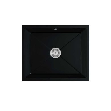 Гранитная мойка Halmar Desk | Черный матовый V-PL-DESK-ZLEW-CZARNY