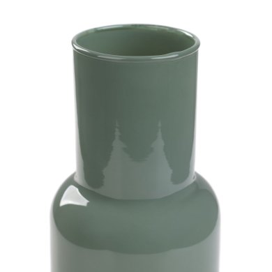 Ваза Homla BELLY 9x21 см Зелений 228284 фото - 3