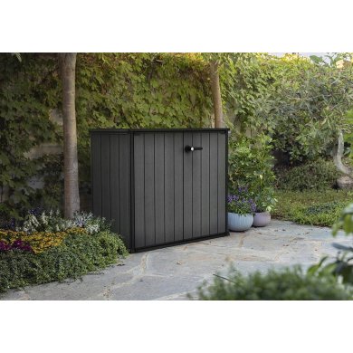 Садовый шкаф Keter CORTINA BELLA 1000 л Графит 255514 фото - 2